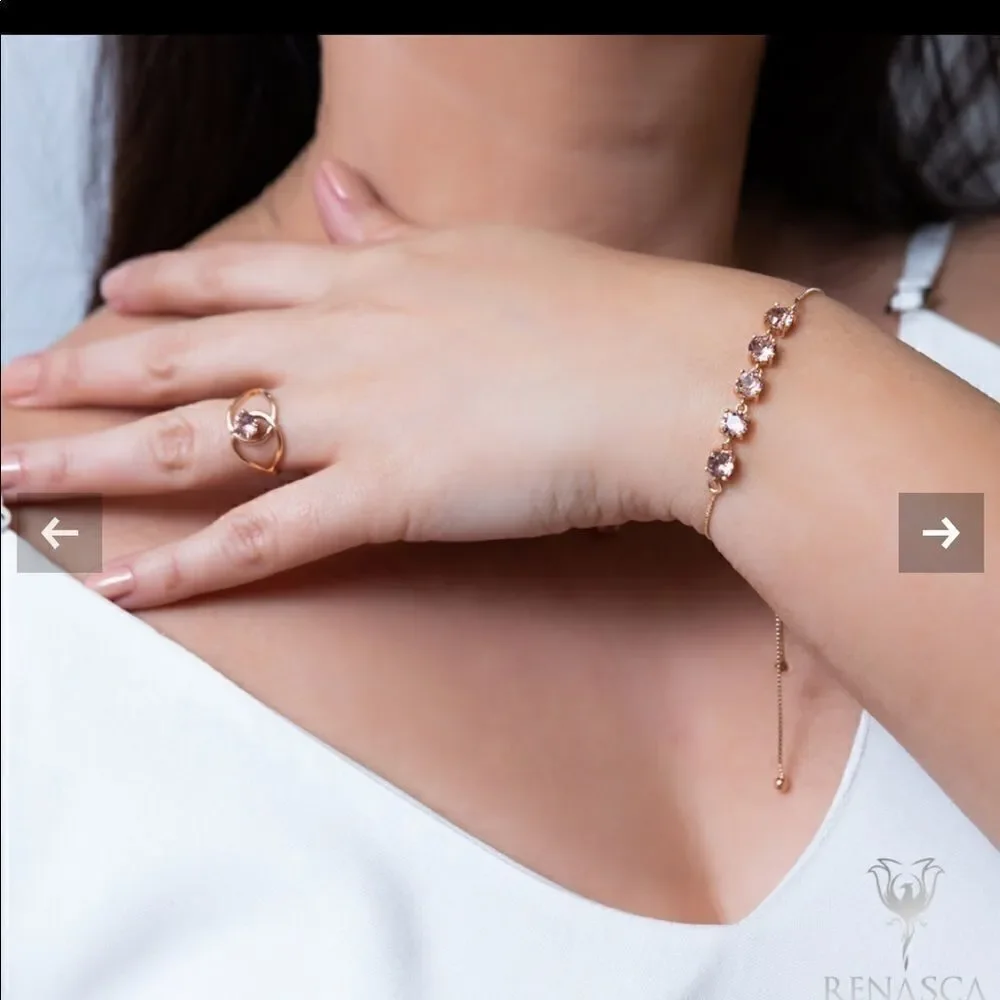 SWAROVSKI LONELY INFINITEVINTAGE ROSE GOLD PLATED